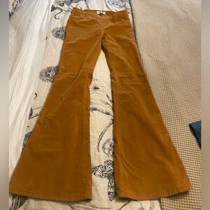 Free People Penny Pull Up Flare  Flared Corduroy Pants